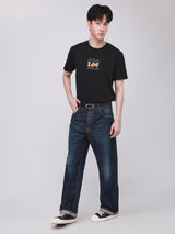 RETRO STRAIGHT FIT 101 COLLECTION HIGH RISE COMFORT MEN'S JEANS MID INDIGO