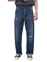 RETRO STRAIGHT FIT 101 COLLECTION HIGH RISE COMFORT MEN'S JEANS MID INDIGO