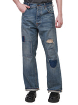 RETRO STRAIGHT FIT 101 COLLECTION HIGH RISE COMFORT MEN'S JEANS LIGHT INDIGO