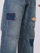 RETRO STRAIGHT FIT 101 COLLECTION HIGH RISE COMFORT MEN'S JEANS LIGHT INDIGO