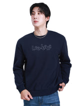 เสื้อสเวตเชิ้ตผู้ชาย คอลเลคชั่น ON THE GO LOOSE FIT สีกรมท่า