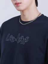เสื้อสเวตเชิ้ตผู้ชาย คอลเลคชั่น ON THE GO LOOSE FIT สีกรมท่า