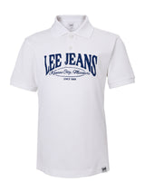 REGULAR FIT BOY'S SHORT SLEEVE POLO WHITE