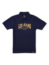 REGULAR FIT BOY'S SHORT SLEEVE POLO NAVY