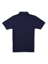 REGULAR FIT BOY'S SHORT SLEEVE POLO NAVY