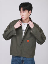 เสื้อแจ็คเก็ตผู้ชาย คอลเลคชั่น ON THE GO COMFORT FIT สีเขียวมะกอก