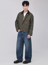 เสื้อแจ็คเก็ตผู้ชาย คอลเลคชั่น ON THE GO COMFORT FIT สีเขียวมะกอก