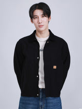 เสื้อแจ็คเก็ตผู้ชาย คอลเลคชั่น ON THE GO COMFORT FIT สีดำ