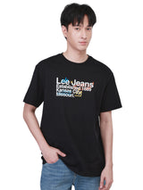 เสื้อยืดแขนสั้นผู้ชาย คอลเลคชั่น ON THE GO COMFORT FIT สีดำ