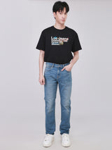 เสื้อยืดแขนสั้นผู้ชาย คอลเลคชั่น ON THE GO COMFORT FIT สีดำ