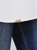 OVERSIZE FIT ON THE GO COLLECTION WOMEN'S LONG SLEEVE SHIRT WHITE