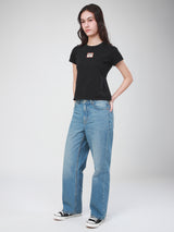 STRAIGHT FIT 101 COLLECTION MID RISE REGULAR WOMEN'S JEANS LIGHT INDIGO