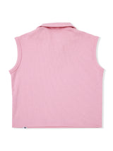 REGULAR FIT GIRL'S SLEEVELESS POLO PINK