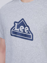 REGULAR FIT MEN'S SHORT SLEEVE T-SHIRT GREY