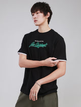 COMFORT FIT ON THE GO COLLECTION MEN'S SHORT SLEEVE T-SHIRT BLACK
