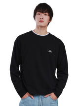 COMFORT FIT NEW MARKET COLLECTION MEN'S LONG SLEEVE T-SHIRT BLACK