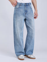 EXTRA WIDE FIT ON THE GO COLLECTION HIGH RISE RELAXED MEN'S JEANS LIGHT INDIGO