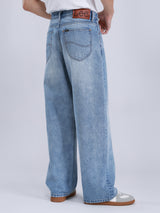 EXTRA WIDE FIT ON THE GO COLLECTION HIGH RISE RELAXED MEN'S JEANS LIGHT INDIGO