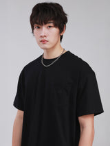 BOXY FIT NEW MARKET COLLECTION MEN'S SHORT SLEEVE T-SHIRT BLACK