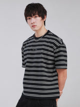 BOXY FIT NEW MARKET COLLECTION MEN'S SHORT SLEEVE T-SHIRT BLACK