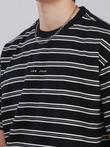 BOXY FIT NEW MARKET COLLECTION MEN'S SHORT SLEEVE T-SHIRT BLACK