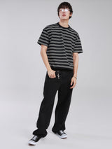 BOXY FIT NEW MARKET COLLECTION MEN'S SHORT SLEEVE T-SHIRT BLACK