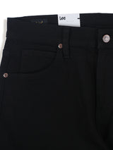 กางเกงยีนส์ผู้ชาย SLIM FIT เอวต่ำ ทรงเข้ารูป สีดำ