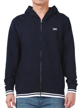 REGULAR FIT MEN'S ZIP UP HOODIE NAVY