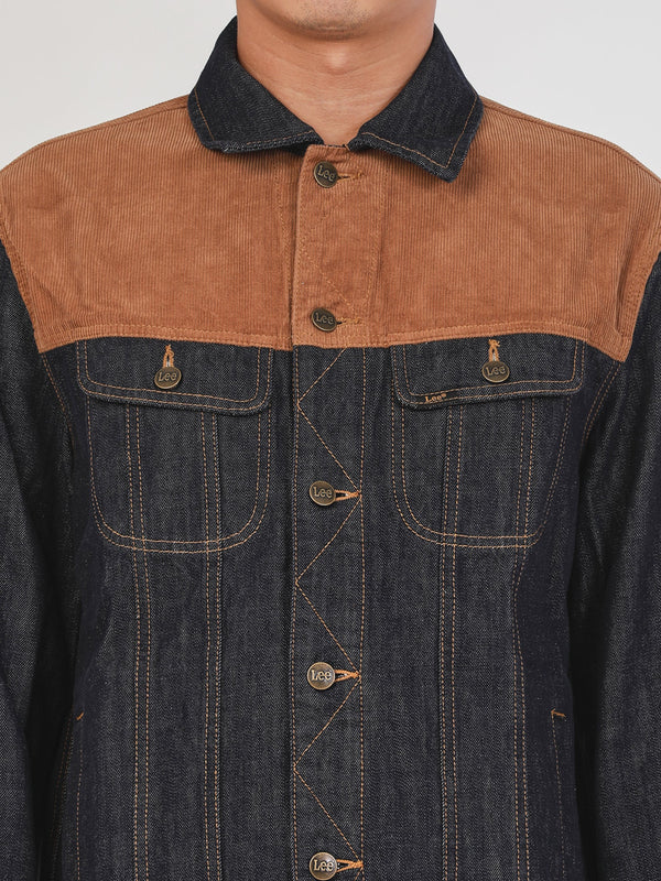 MEN'S DENIM JACKET LEE RIDERS COLLECTION REGULAR FIT DARK INDIGO