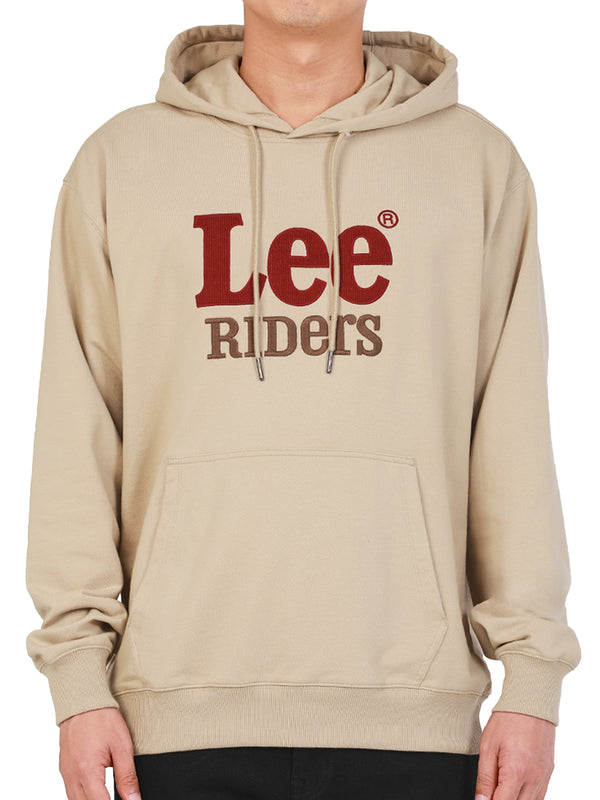 MEN'S PULLOVER HOODIE LEE RIDERS COLLECTION COMFORT FIT BEIGE