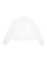 CROP FIT BUDDY LEE COLLECTION WOMEN'S SHIRT LONG SLEEVE WHITE