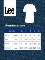 เสื้อยืดแขนสั้นผู้ชาย คอลเลคชั่น LEE RIDERS COMFORT FIT สีชมพู