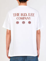 เสื้อยืดแขนสั้นผู้ชาย คอลเลคชั่น LEE RIDERS COMFORT FIT สีเบจ