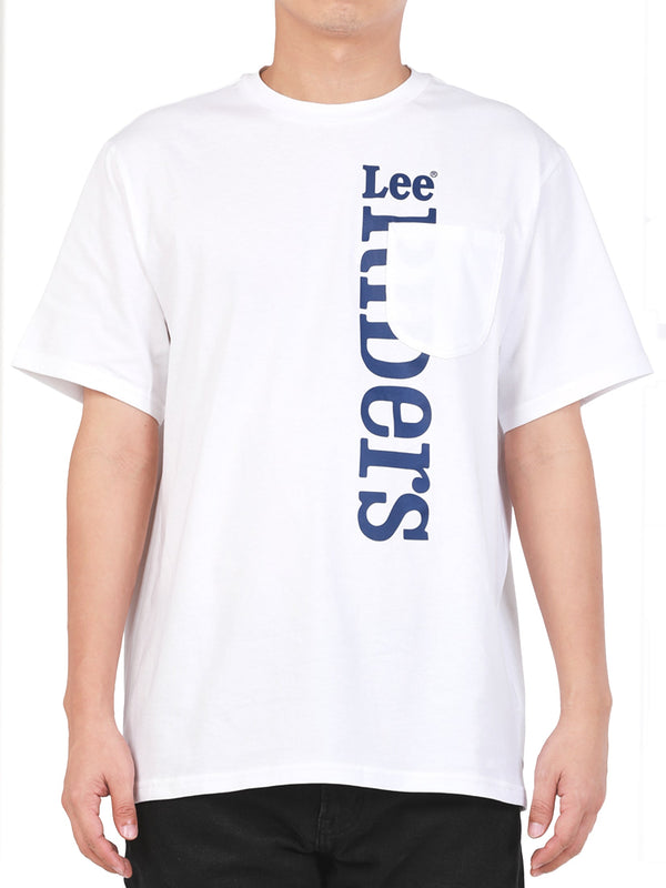 COMFORT FIT MEN'S TEE SHORT SLEEVE LEE RIDERS COLLECTION WHITE