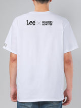 เสื้อยืดแขนสั้นผู้ชาย คอลเลคชั่น LEE X MILLIONSMONSTER COMFORT FIT สีขาว