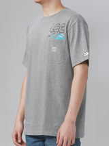 COMFORT FIT LEE X MILLIONSMONSTER COLLECTION MEN'S TEE SHORT SLEEVE GREY