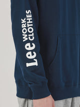 REGULAR FIT MEN'S PULLOVER HOODIE DARK BLUE