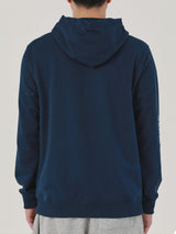 REGULAR FIT MEN'S PULLOVER HOODIE DARK BLUE