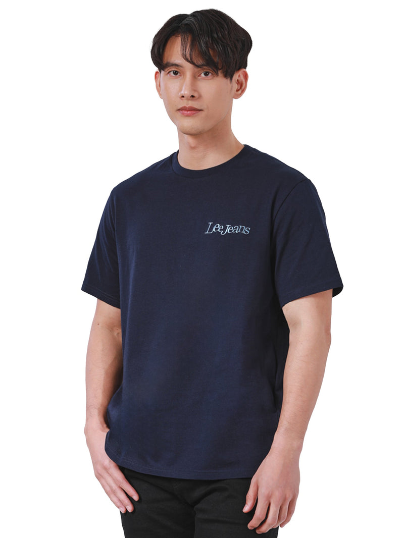 เสื้อยืดแขนสั้นผู้ชาย คอลเลคชั่น JET SETTER COMFORT FIT สีกรมท่า