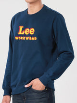 REGULAR FIT MEN'S SWEATSHIRT NAVY