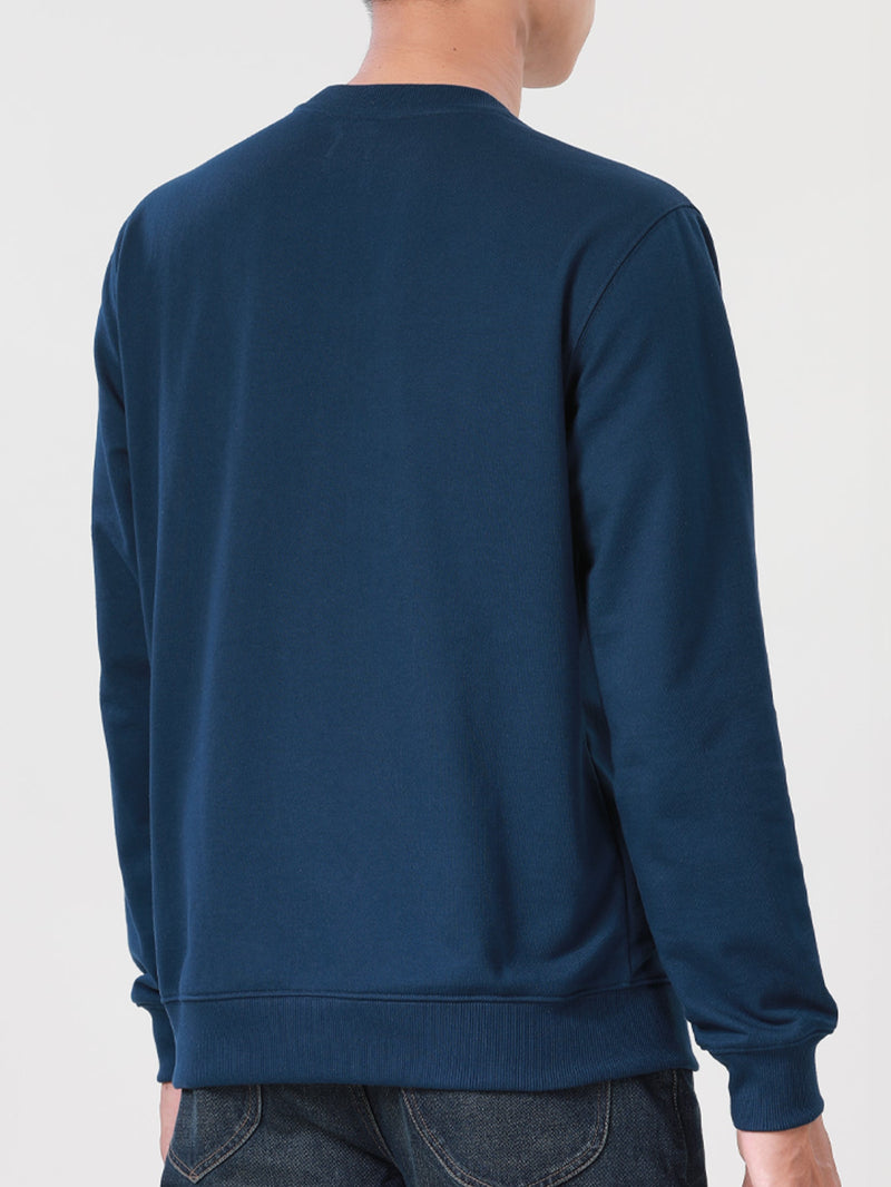 REGULAR FIT MEN'S SWEATSHIRT NAVY