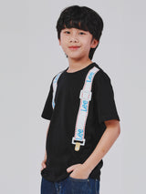 REGULAR FIT WINTER LOVE LEE COLLECTION BOY'S TEE SHORT SLEEVE BLACK