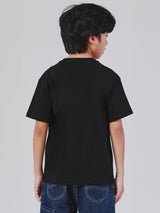 REGULAR FIT WINTER LOVE LEE COLLECTION BOY'S TEE SHORT SLEEVE BLACK