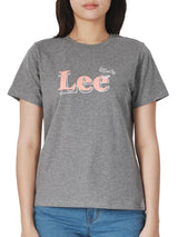 REGULAR FIT WOMEN'S TEE SHORT SLEEVE GREY