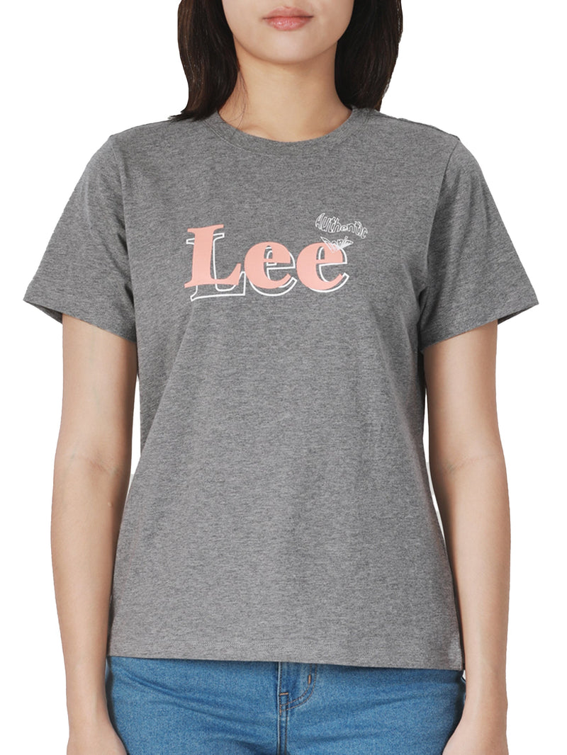 REGULAR FIT WOMEN'S TEE SHORT SLEEVE GREY