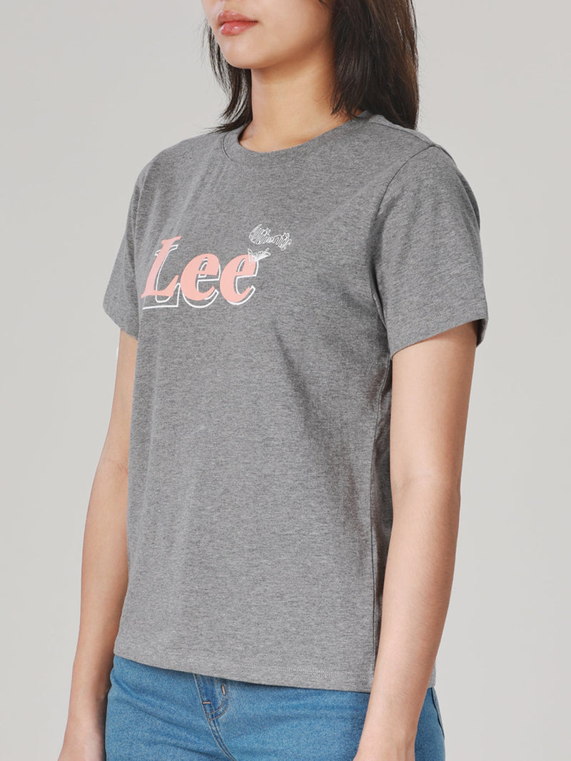 REGULAR FIT WOMEN'S TEE SHORT SLEEVE GREY