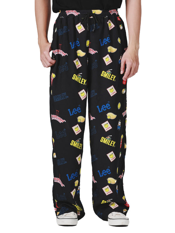 COMFORT FIT LEE SMILEY COLLECTION MID COMFORT MEN'S PANTS BLACK
