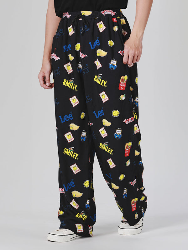 COMFORT FIT LEE SMILEY COLLECTION MID COMFORT MEN'S PANTS BLACK