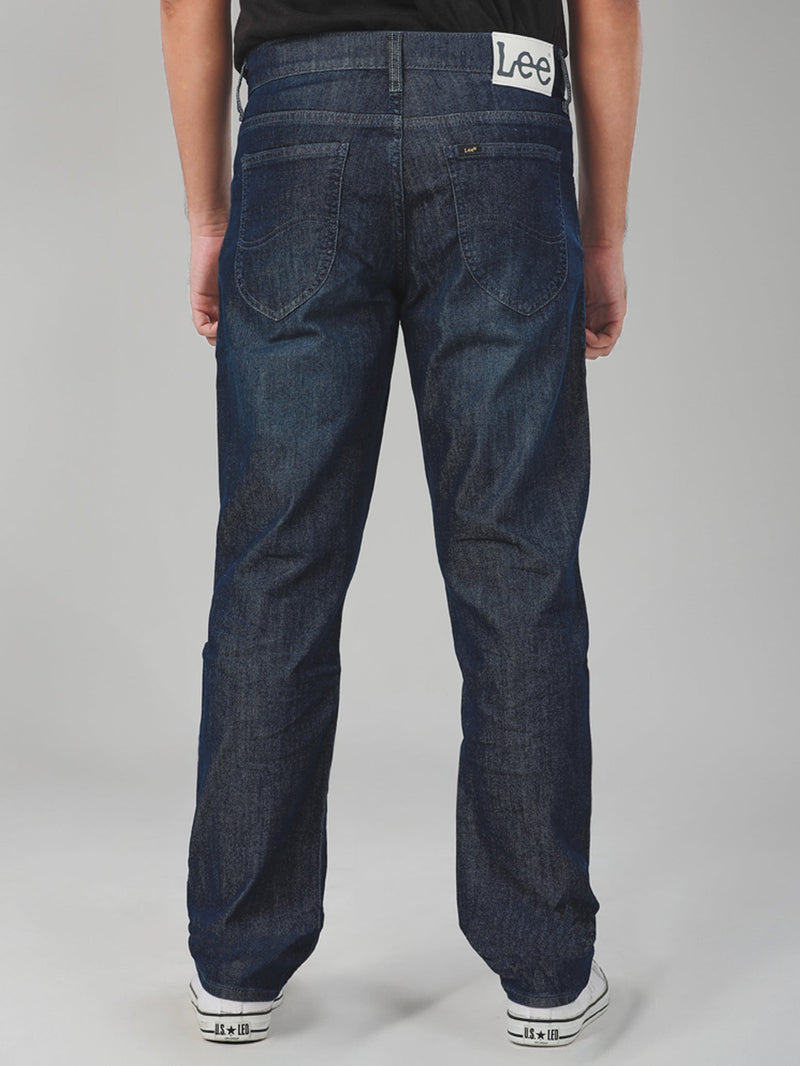 ZED FIT JADE FUSION COLLECTION MID RISE SLIM MEN'S JEANS DARK INDIGO