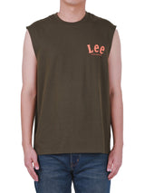 REGULAR FIT MEN'S TANK DARK GREEN
